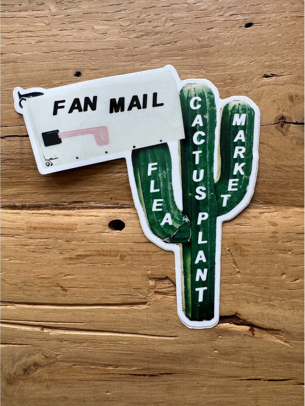 Cactus Plant Flea Market Fan Mail Sticker